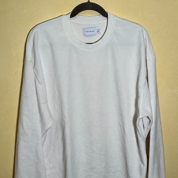Topman Other - Topman Ribbed White Sweater